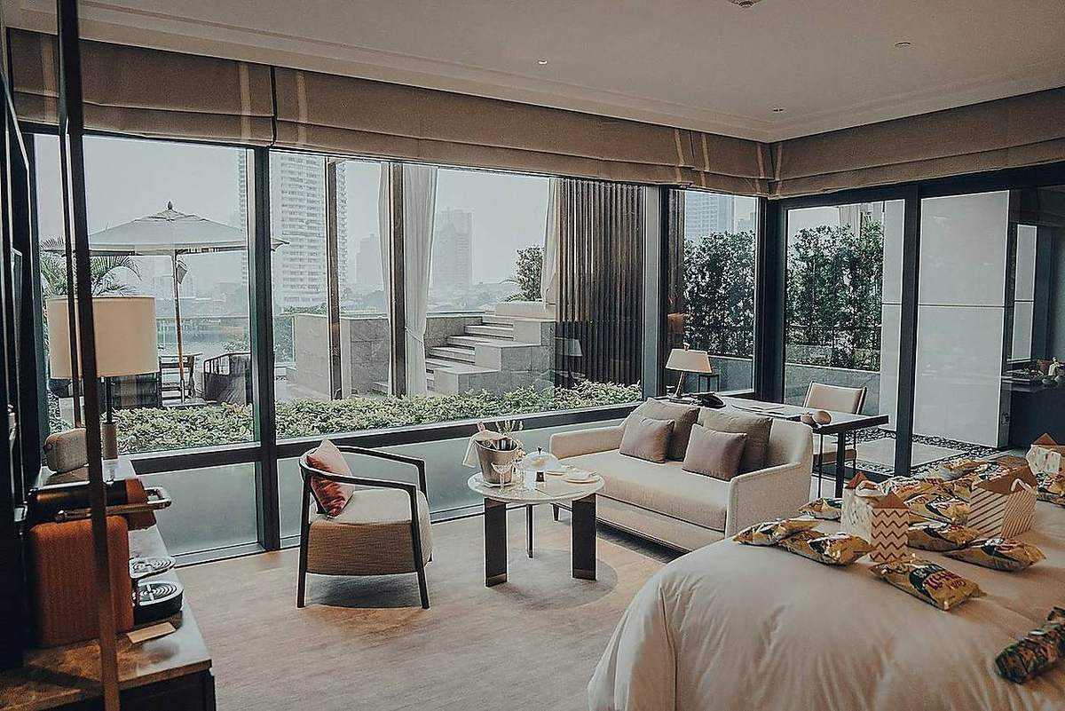Ocean view suite with private terrace facing the sea